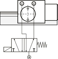 MKS_C导轨库浪霸 - 气压型 - 常闭型