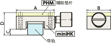 miniHK导轨库浪霸 - 手动型 - 微型线性导轨用