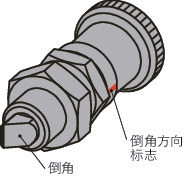 PEXS分度柱塞 - 带倒角销