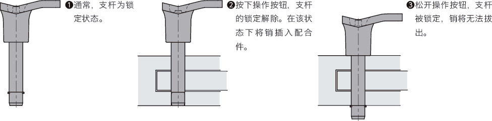 PDPLS锁销 - L形旋钮型
