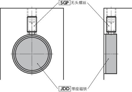 JDD-ND带座磁铁