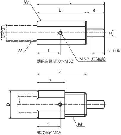 ARA螺栓预支承寸法図