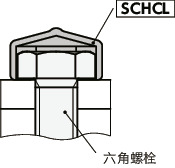 SCHCL六角螺栓头用盖帽