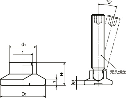 SBPS止推垫寸法図