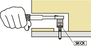 SKCK六角套筒(带螺丝保持功能)