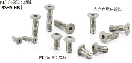 SSHS-HB内六角极短头螺栓(头部喷砂处理)