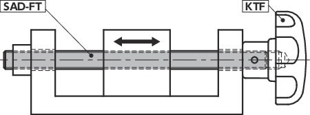 SAD-FT螺丝接头 - 长螺纹型