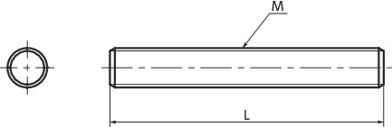 SADS-FT螺丝接头 - 长螺纹型寸法図
