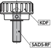 SADS-RF螺丝接头 - 细牙螺纹型