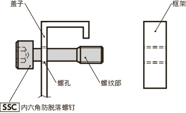 SSC内六角防脱落螺丝