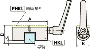 HKL导轨库浪霸 - 手动型 - 低成本型