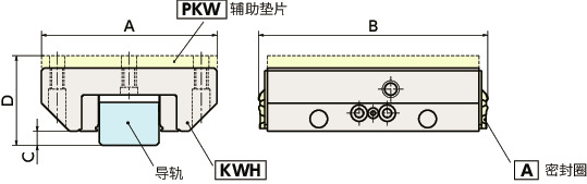 KWH导轨库浪霸 - 液压型 - 常开型