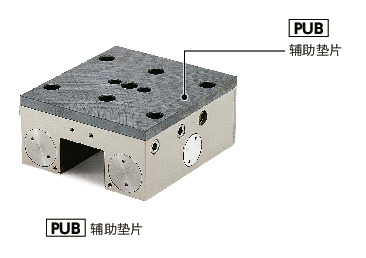 UBPS_C导轨库浪霸 - 气压型 - 常闭型 - 带制动机构