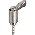 微型夹紧手柄（外螺纹） - 全不锈钢制