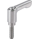 微型夹紧手柄（外螺纹） - 全不锈钢制