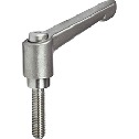 夹紧手柄（外螺纹） - 全不锈钢制