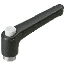 塑料夹紧手柄（内螺纹）-带操作按钮