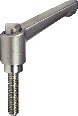 LDMS-AS-PE夹紧手柄（外螺纹） - 全不锈钢制