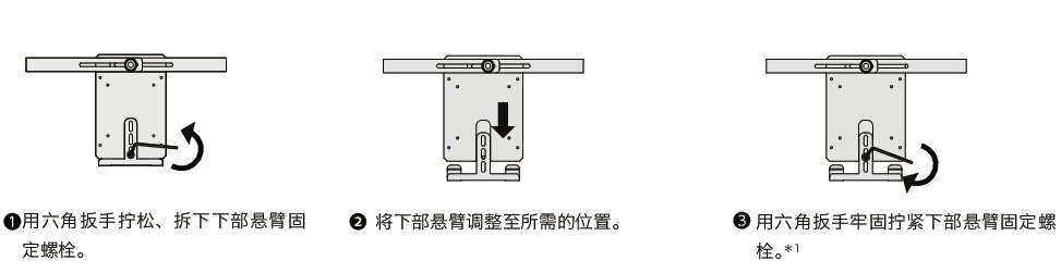 DTAS-MG平板电脑支架 - 单轴型 - 夹紧手柄保持 - 磁铁安装