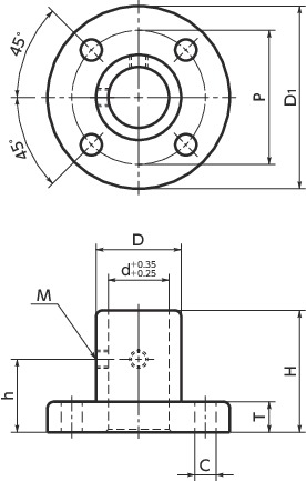 DPH管支架寸法図