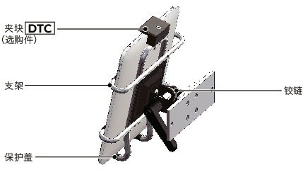 DTSN-PB平板电脑固定零件 - 单轴型- 六角螺母保持