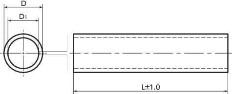 GN990管 - 长度指定型寸法図
