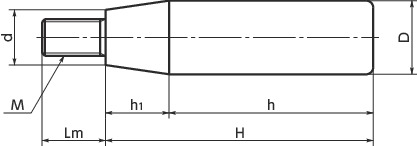 GSS不锈钢固定握柄寸法図