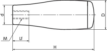 GTFS固定握柄寸法図