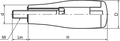 GTR旋转握柄寸法図