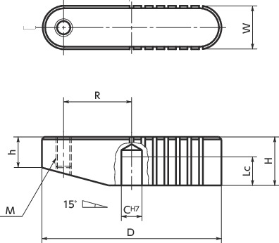 HAB平衡手柄寸法図