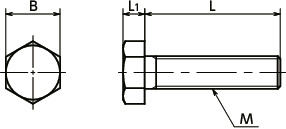 SNHS六角螺栓寸法図