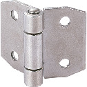 金属板铰链（平铰链） - 不锈钢制 - 通孔 / 紧凑型