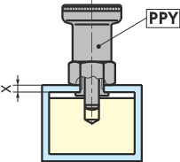 PPY分度柱塞 - 带锁定机构- 薄板用
