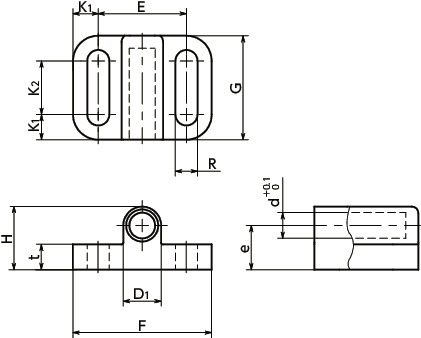 PIPBS-X分度柱塞用衬套寸法図