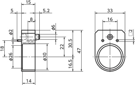RDSS/RDS-S数字定位指示器 - 不锈钢轴套