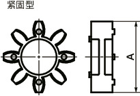 MJ-BL-SLVMJ用弹性间隔体寸法図