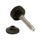 KIGMS-SBP塑料微型旋钮 - 带止推垫