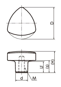KYTS-M-HP三角形旋钮