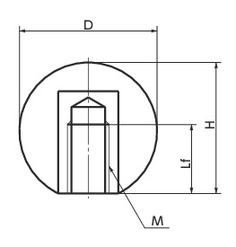 PC塑料球寸法図