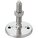 FHAMS-100-M20-D1-V 调平调节器（外螺纹） - 地脚螺栓固定型 - 带六角头 - 带橡胶膜片