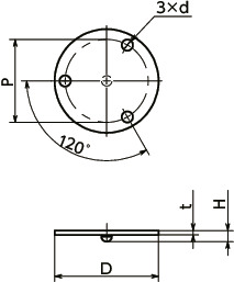 FSLA-AP可调板-FSLA-A用寸法図