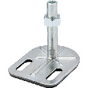 FYAM-80-M20-G3-U 调平调节器（外螺纹） - 地脚螺栓固定型 - 带内六角孔 - 带橡胶膜片（粘接）