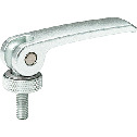 凸轮手柄（外螺纹） - 调节型 - 钢制