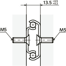TSB滑轨 - 两段抽拉