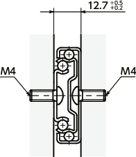 TSDB滑轨 - 三段抽拉 - 带拆装功能
