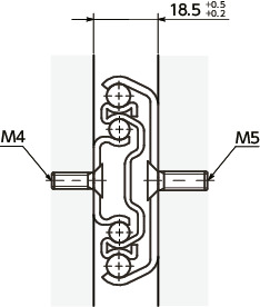 TSFB滑轨 - 三段抽拉 - 带自关闭＆软关闭机构