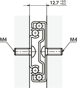 TSG滑轨 - 三段抽拉 - 带顶压开启机构 - 带拆装功能