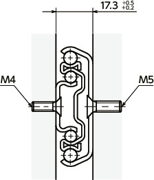 TSH滑轨 - 三段抽拉 - 双滑轨规格