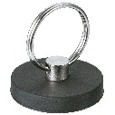 带座磁铁 - 橡胶外套型（带操作圈）