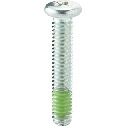 精密仪器用十字槽盘头小螺钉（0号3类 / 带尼龙熔敷）